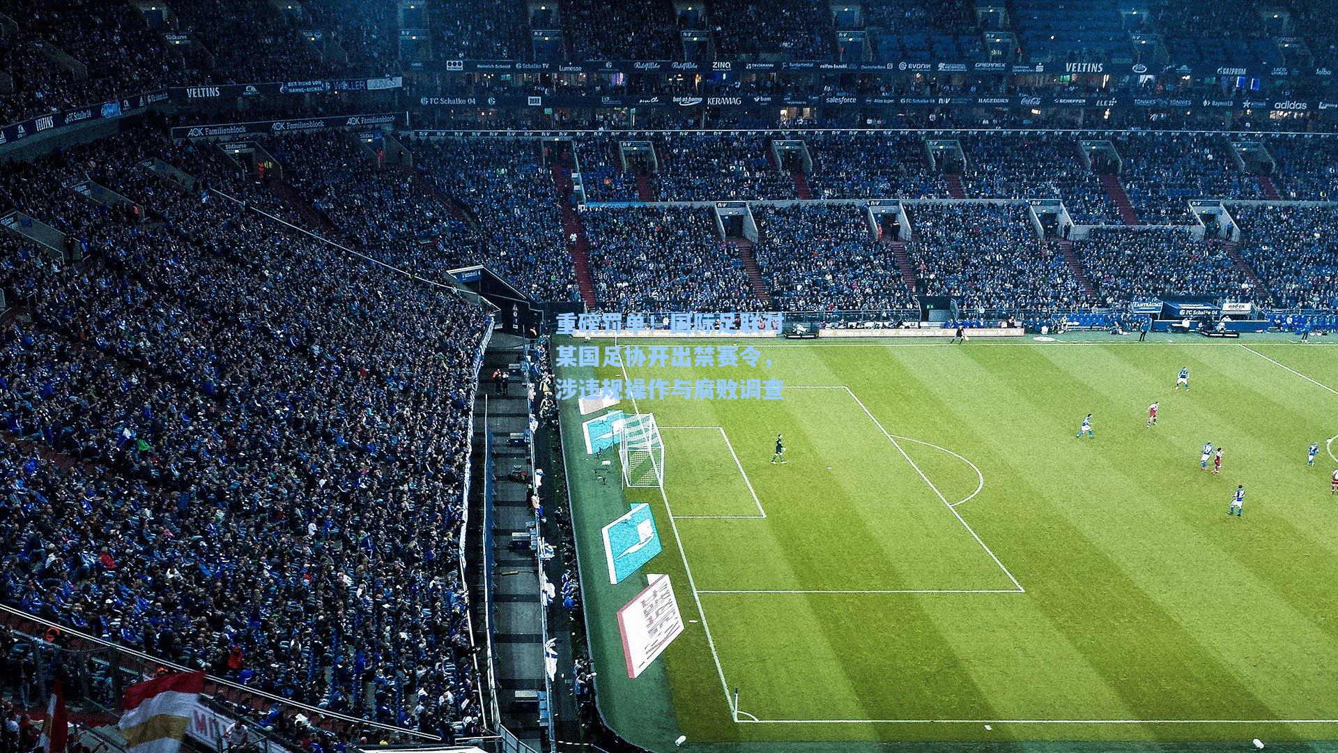 重磅罚单!国际足联对某国足协开出禁赛令,涉违规操作与腐败调查